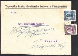 Yugoslavia 1924, Cover Nova Gradiska To Zagreb W./ Postmark Nova Gradiska - Brieven En Documenten