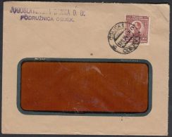 Yugoslavia 1924, Cover Osijek To Zagreb W./ Postmark Osijek - Storia Postale
