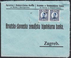 Yugoslavia 1924, Cover Sarajevo To Zagreb W./ Postmark Sarajevo - Cartas & Documentos