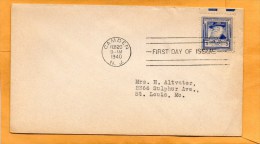 United States 1940 FDC - 1851-1940