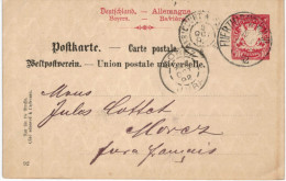ENTIER POSTAL DE BAVIERE ... BAYERN 1892 - Altri & Non Classificati