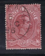 3RG19 - REGNO 1894 , Pacchi Postali Il 50 Cent N. 3 Usato - Postpaketten