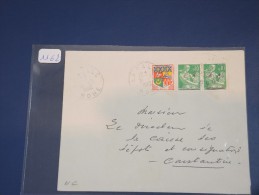 ALGERIE - TYPE MOISSONEUSE EA Sur Lettre D´Aout 1962 - Surcharge De Bone - Détaillons Collection - Lot 1162 - 1957-1959 Mietitrice