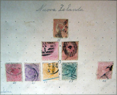 NEW ZELAND BIG LOT VERY GOOD LINGUELLA 37 STAMPS RARE 5 OFFIAL STAMP - Used Stamps