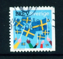 SWEDEN  -  2011  National Flag  'Brev'  Used As Scan - Usati