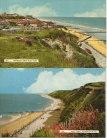 MUNDESLEY ON SEA 1964 East Cliffs Norfolk Norwich 2 Cards - Norwich