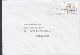 Netherlands Slogan "PTT Museum" 's-GRAVENHAGE 1989 Cover To Denmark Europa CEPT Stamp - Briefe U. Dokumente