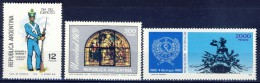 +Argentina1976-83. 3 Items. Michel 1270, 1420, 1557. MNH(**) - Ungebraucht