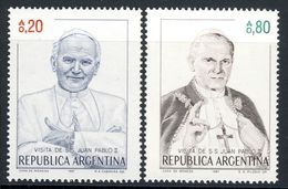 +Argentina1987. Pope Johannes Paul II. Michel 1856-57 MNH(**) - Unused Stamps