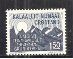 Groenlandia Yvert Nº 97 (MNH/**) - Unused Stamps