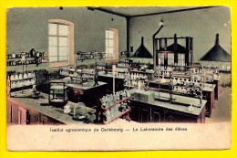 LABORATOIRE ELEVES INSTITUT AGRONOMIQUE CARLSBOURG Paliseul LABORATORIUM ECOLE CLASSE LABO CHEMIE Chemique AGRICOLE M48 - Paliseul