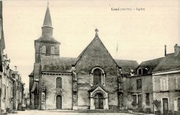 CPA  LOUE ,  L' église  Et Son Quartier - Loue