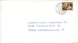 GROENLAND. N°111 De 1980 Sur Enveloppe Ayant Circulé. Bibliothèque. - Lettres & Documents