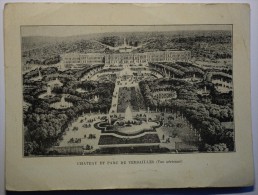 Château Et Parc De Versailles ( Vue Aérienne )  - Maison Des Primaires Chambery - Image Scolaire - Qq Plis - (n°3315) - Geschichte