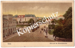 Gera   1929  Blick Auf Die Heinrichsbrücke  (z1486) - Gera