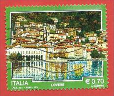 ITALIA REPUBBLICA USATO - 2014 - TURISMO - Lovere - € 0,70 - S. 3497 - 2011-20: Gebraucht