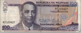 100138 PHILIPPINES 100 PISO 2004 ROXAS & BANKO SENTRAL NG PILIPINAS [WELLCIRCULATED] - Filippine