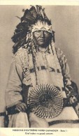 Missions D'Extrême Nord Canadien - Vers 1900 - Gros Plan -Chef Indien En Grand Costume - Nunavut