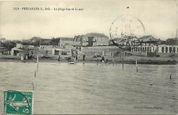 Depts Div -loire Atlantique- Y75- Prefailles - La Plage Vue De La Mer  - Carte Bon Etat  - - Préfailles