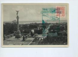 Bresil.Paraguay:carte Postale  Par Poste Aérienne "Primer Vuelo Correo Asuncion-Rio De Janeiro Via Panamerica Airways - Luchtpost (private Maatschappijen)