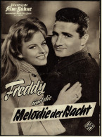 Illustrierte Film-Bühne  "Freddy Und Die Melodie Der Nacht"  -  Mit Freddy Quinn  -  Filmprogramm Nr. 05258 Von Ca. 1960 - Revistas