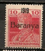 Timbres - Hongrie - Territoires - Baranya - 1919 - 2 F. - - Baranya