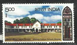 INDIA, 2009, Bishop Cotton School, Shimla,  Education, Architecture, Christianity,  MNH,(**) - Unused Stamps