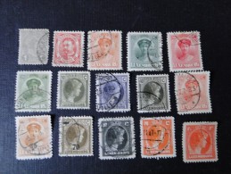 Luxembourg  Lot De 15 Timbres Usagés Y/T N° 69,74,125,126,127,154,165, ........  347 - 1940-1944 Occupation Allemande