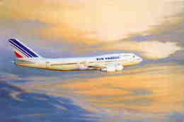 AVIATION    /   COMPAGNIE AIR FRANCE    "BOEING 747 "  CPM / CPSM  10 X 15 - 1946-....: Moderne