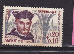 FRANCE N°1370 20C + 10C BRUN LILAS GRIS ET VIOLET JOSEPH AYMOT PILIER VIOLET A GAUCHE NEUF SANS CHARNIERE - Ongebruikt