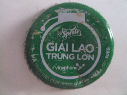 Vietnam Viet Nam Coca Cola Sprite GIAI LAO THANG LON Used Crown Cap / Kronkorken / Chapa / Tappi - Mützen/Caps