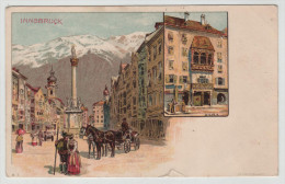 Austria Tirol Innsbruck Carriage Geiger R 1900 LITHO Post Card Postkarte POSTCARD - Innsbruck