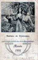 Petit Calendrier 1916, Matinee De Printemps, Jeunes Femmes - Petit Format : 1901-20