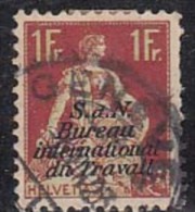Switzerland Used 1923, Ovpt. Labour Office Sereis On 1f, As Scan - Service
