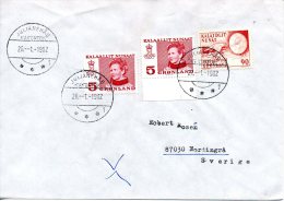 GROENLAND. Belle Enveloppe Ayant Circulé En 1982. - Storia Postale