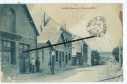 CPA Abîmée- Roisel - Rue De La Gare - Roisel