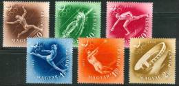 HUNGARY - 1952. Air - Olympic Games,Helsinki/Swimming,fencing  Cpl.Set MNH! Mi 1247-1252 - Unused Stamps