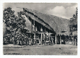 CPSM Mission De Papouasie - Maisons En Forme De Gueule De Crocodile Ouverte (Côté Sud) - Papua New Guinea