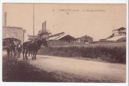 Marcoing (59) - La Fabrique De Ciment - Attelage. Bon état, Non Circulé. - Marcoing