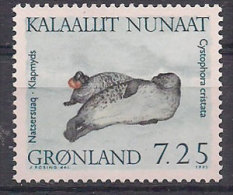 Greenland 1991 Hooded Seal Cystophora Cristata   Mi 213 MNH(**) - Nuevos