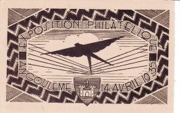 Exposition Angouleme 1935 Sur Carte Spéciale, - Other & Unclassified