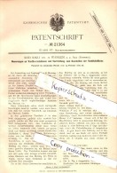 Original Patent - Rud. Rikli In Wangen A.d. Aare , 1882 , Vorrichtung Zum Bearbeiten Von Ventilsitzen , Maschinenbau !!! - Wangen An Der Aare