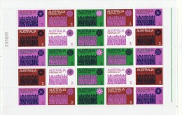 1971  Christmas Issue Half Sheet Of 25  Sc 508 - Neufs