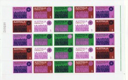 1971  Christmas Issue Half Sheet Of 25  Sc 508 - Mint Stamps