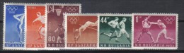 OL-A17  - BULGARIA , OLIMPIADI MELBOURNE 1956 :  N. 867/872 *** MNH . - Estate 1956: Melbourne