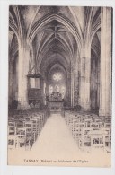 (RECTO / VERSO) TANNAY - INTERIEUR DE L' EGLISE - Tannay