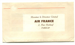 Carte Postale "Monsieur Le Directeur Général Air France" D'évaluation Des Services - Aviation - Compagnie Aérienne - Andere & Zonder Classificatie