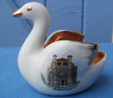 Cygne Miniature  En Porcelaine, BARDET Limoges Objet De Vitrine - Animaux