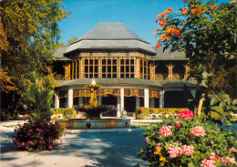 AK Bad Reichenhall Gradierhaus Im Kurpark Blumen Deutschland Foto Baumann-Schicht Germany Allemagne Ansichtskarte - Bad Reichenhall