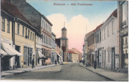 WITTSTOCK Alte Poststrasse Color Belebt Geschäfte TOP-Erhaltung Ungelaufen - Wittstock